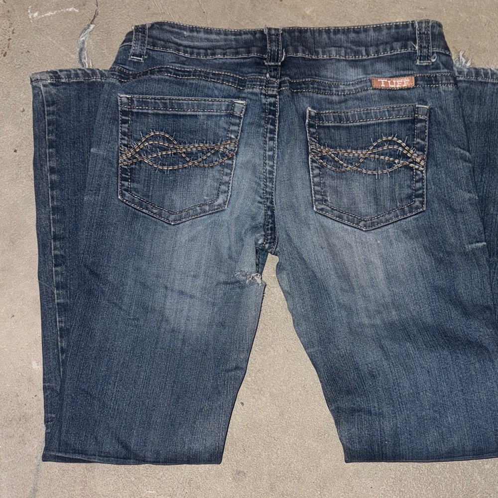 Cowgirl Tuff Dark Blue Straight Leg Jeans